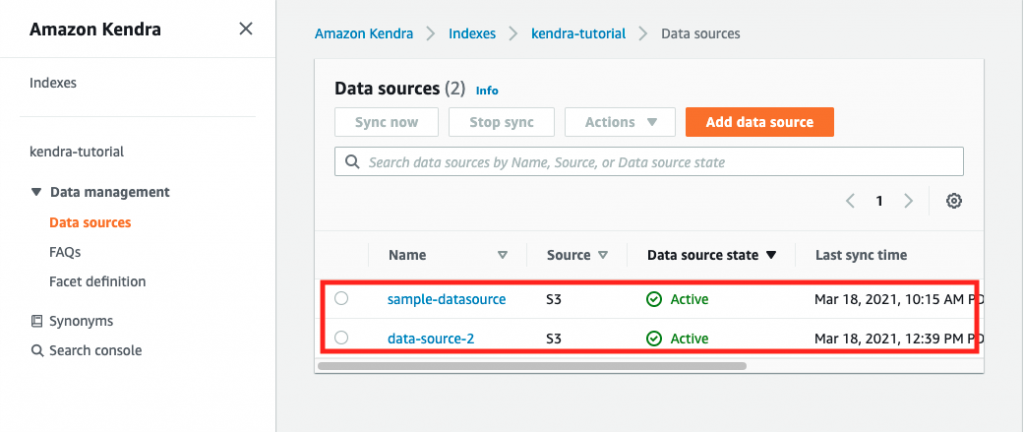 Verify data sources