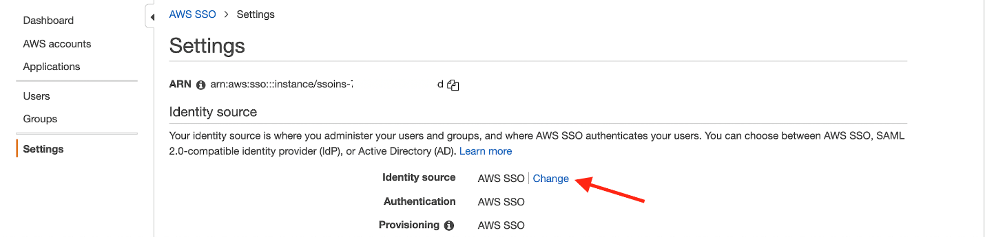 Download IdP metadata